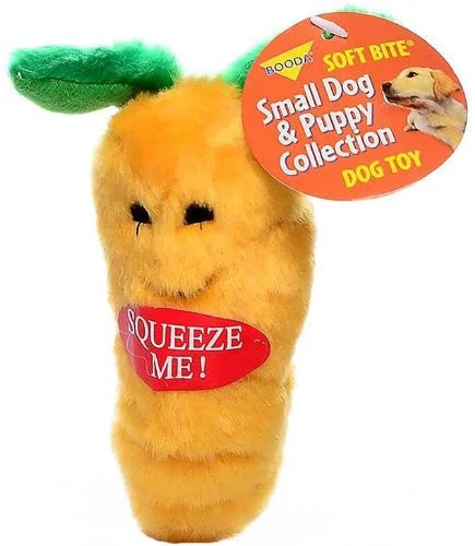 Pet toysPetmate Booda Soft Bite Carrot 6 Inch Plush Toy