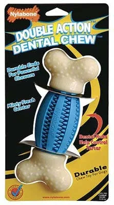 - Plush pet toy selectionNylabone Double Action Dental Chew Football