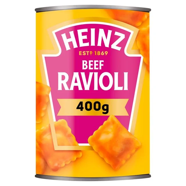 - Dog anti-slip matHeinz Beef Ravioli in Tomato Sauce   400g