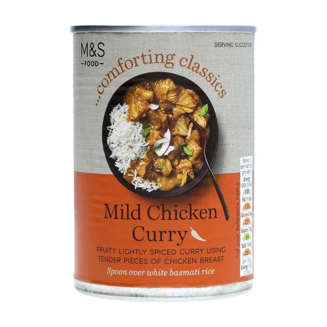 - Air box TSA certified check-inM&S Mild Chicken Curry   400g