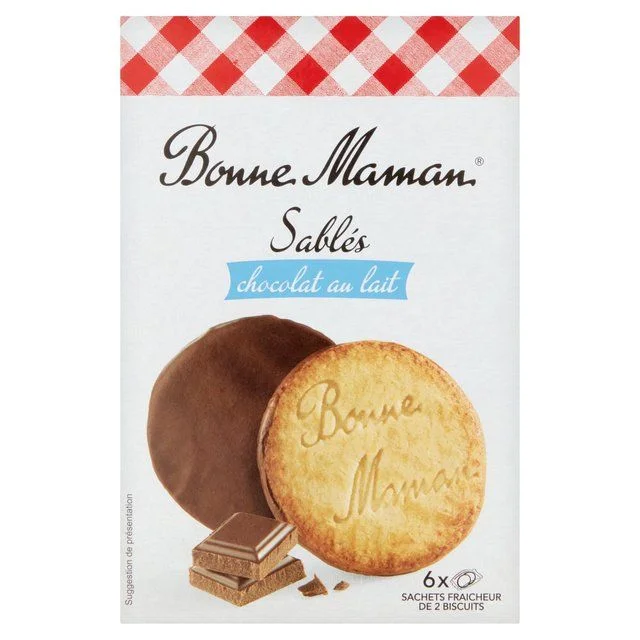 - Pet stroller can be taken on the planeBonne Maman Shortbreads biscuits coated with milk chocolate   160g