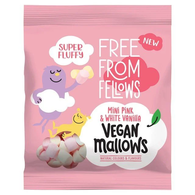 - Postoperative pet anti-licking Elizabethan collarFree From Fellows Vegan Vanilla Pink & White Mini mallow   105g