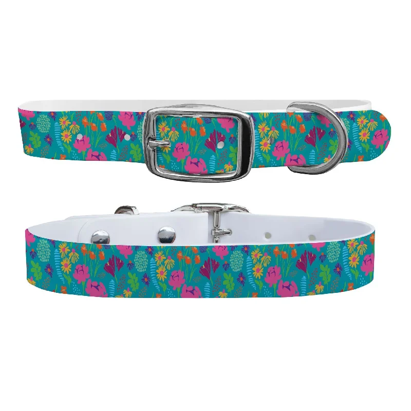 - Air box TSA certified check-inWildflowers Dog Collar With Silver Buckle