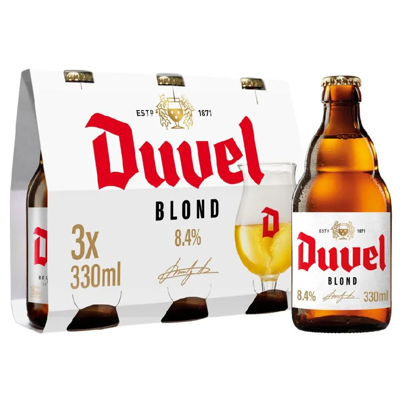 - Pet stroller can be taken on the planeDuvel the Original Belgian Strong Blond Speciality Beer 3 x 330ml