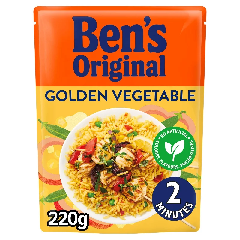 - Pet vitamin complex nutrition tabletsBen's Original Golden Vegetable Microwave Rice 220g