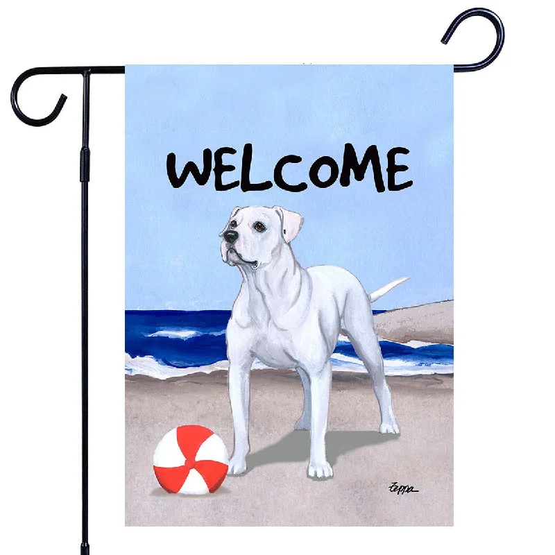 - ​​Christmas pet Christmas clothingAmerican Bulldog Garden Flag