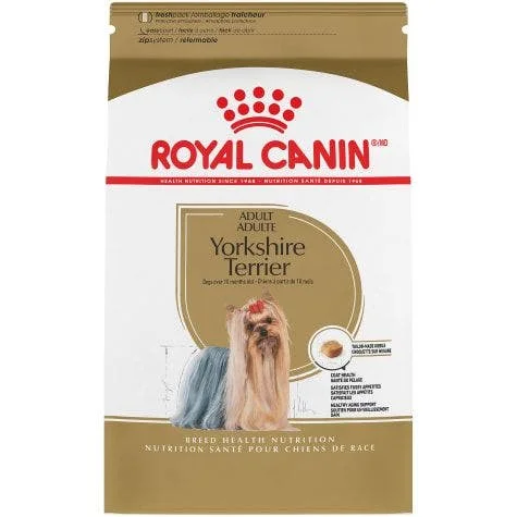    - Digestive care cat food  - Tear stain dog foodRoyal Canin Yorkshire Terrier Adult Dog Food, 2.5 lb Bag