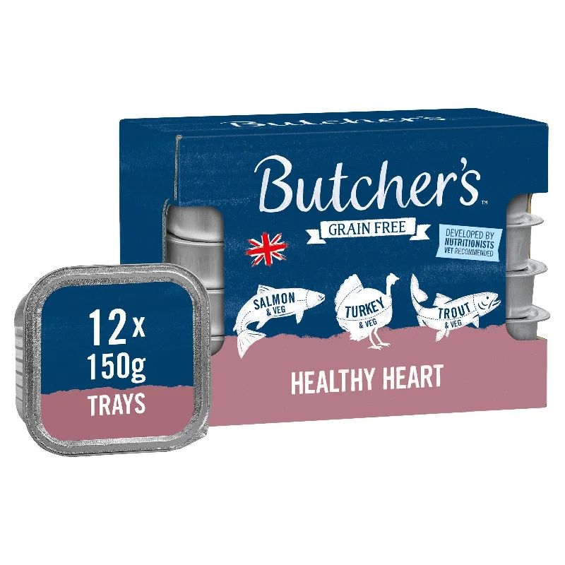 - Car dog seat beltButcher's Healthy Heart Dog Food Trays 12x150g