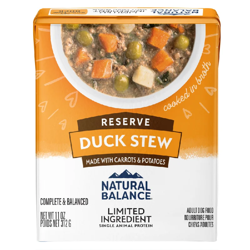 ---Natural Balance Limited Ingredient Reserve Duck Stew Wet Dod Food