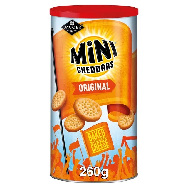 - Custom pet birthday cakeJacob's Mini Cheddars Original Cheese Baked Snacks Tub   260g