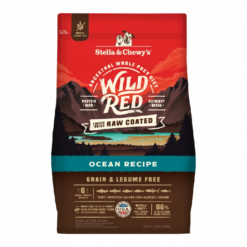 - Winter dog thick down jacketStella & Chewy's Wild Red Dry Dog Food Raw Coated High Protein Grain & Legume Free Ocean Recipe