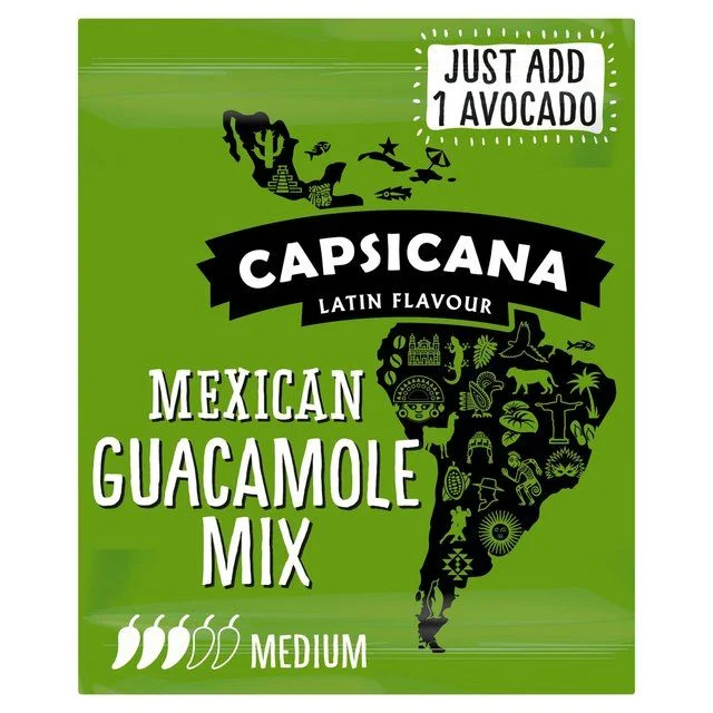 - Pet stroller can be taken on the planeCapsicana Mexican Guacamole Mix Medium   25g