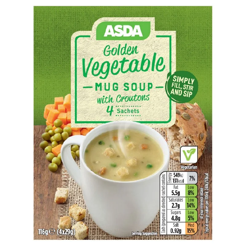 Pet ProductsASDA Golden Vegetable Mug Soup