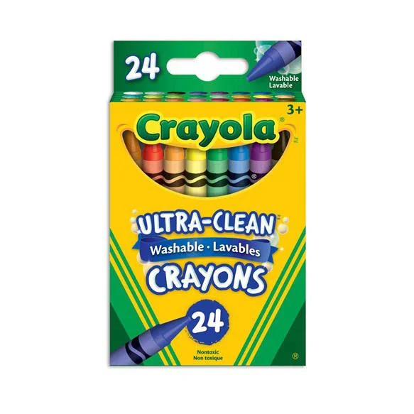 ---Crayola washable crayons 24 pack