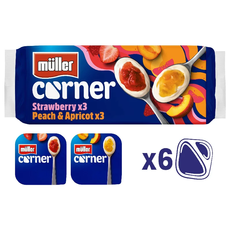 - ​​Christmas pet Christmas clothingMüller Corner Strawberry & Peach & Apricot Yogurts 6x136g