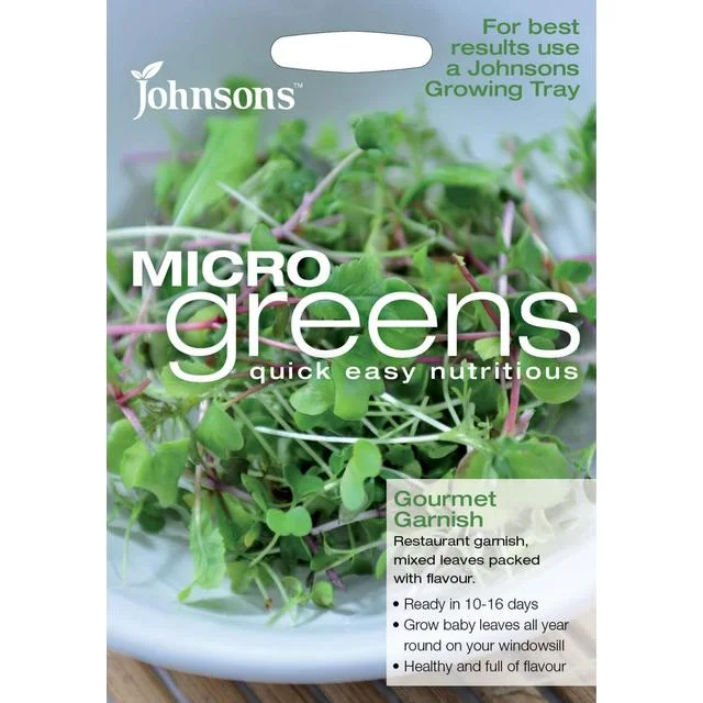 - Remote interactive pet feederJohnsons Seeds - Microgreens Gourmet Garnish