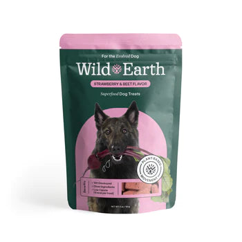    - Natural ingredient cat food   -Fish-containing dog foodWild Earth Superfood Dog Treats with Koji Strawberry & Beet 5 oz