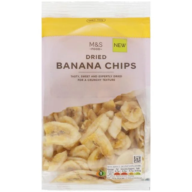 - Air box TSA certified check-inM&S Dried Banana Chips   200g