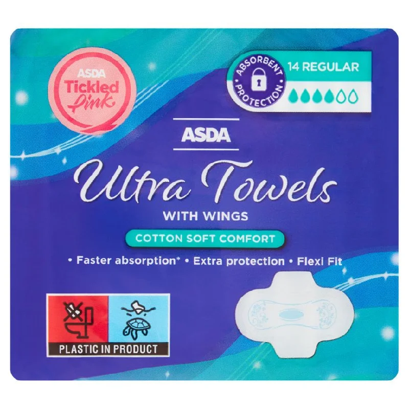 Pet ProductsASDA 14 Regular Ultra Towels with Wings