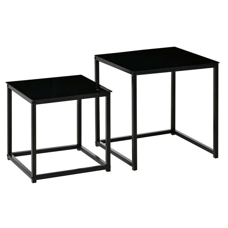 - Organic cotton dog bibsHomcom Nest of 2 Side Tables