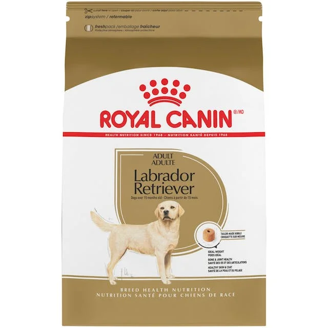    - Hypoallergenic cat food  - Gastrointestinal conditioning dog foodRoyal Canin Breed Labrador Retriever Adult Dry Dog Food 30 lb