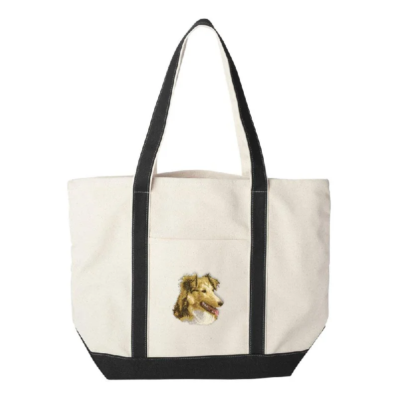 - Dog anti-slip matShetland Sheepdog Embroidered Tote Bag