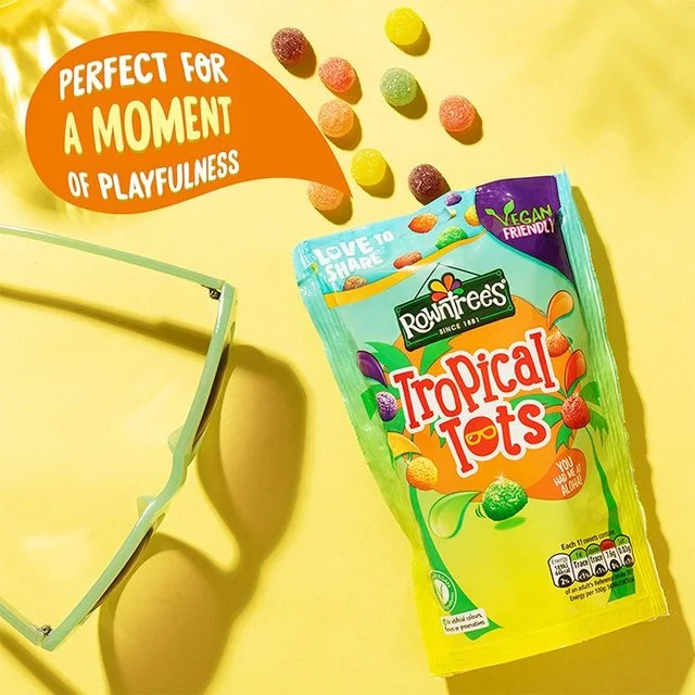 - Automatic temperature adjustment cat bedRowntree's Jelly Tots Tropical Pouch   140g