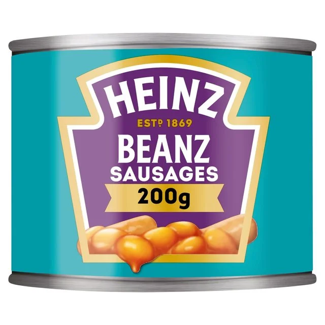 - Cat anti-jump window safety netHeinz Beanz with Pork Sausages   200g