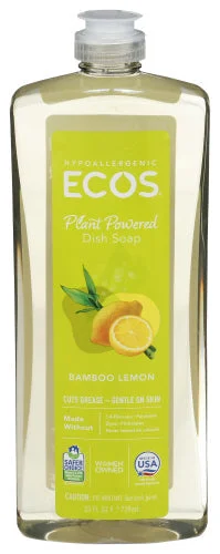 ---Ecos - Dishmate, Bamboo Lemon, 25 oz - Pack of 6