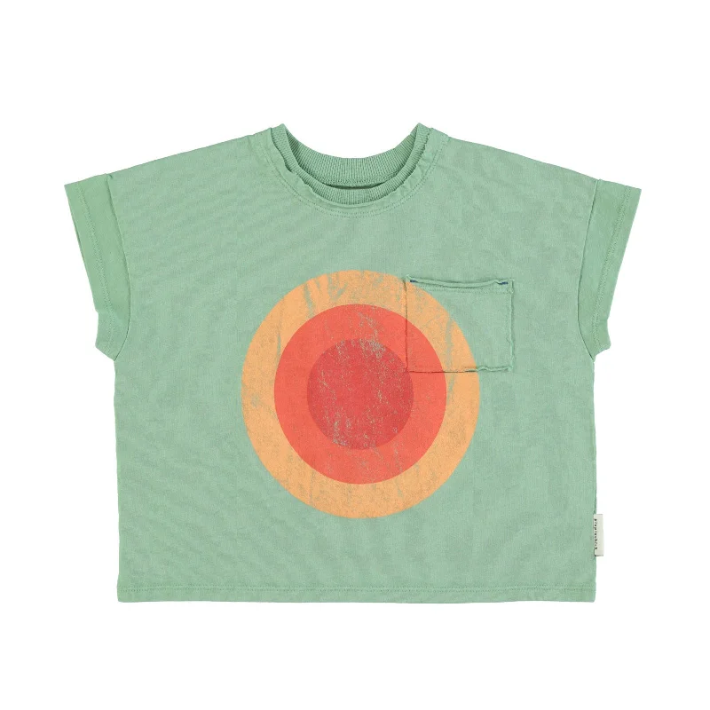 - Summer pet ice matPiupiuchick Green Circle Print Tee