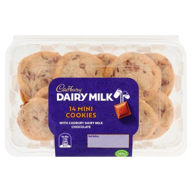 Pet ProductsCadbury Dairy Milk Mini Cookies   14 per pack