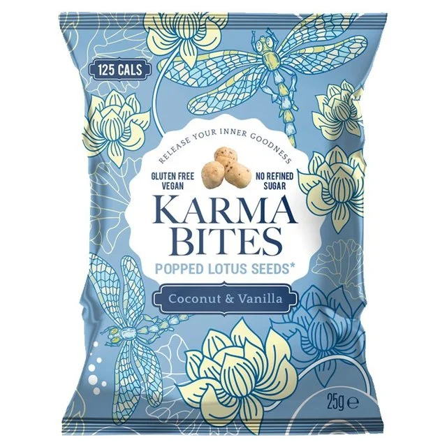 - Pet stroller can be taken on the planeKarma Bites Popped Lotus Seeds Coconut   25g