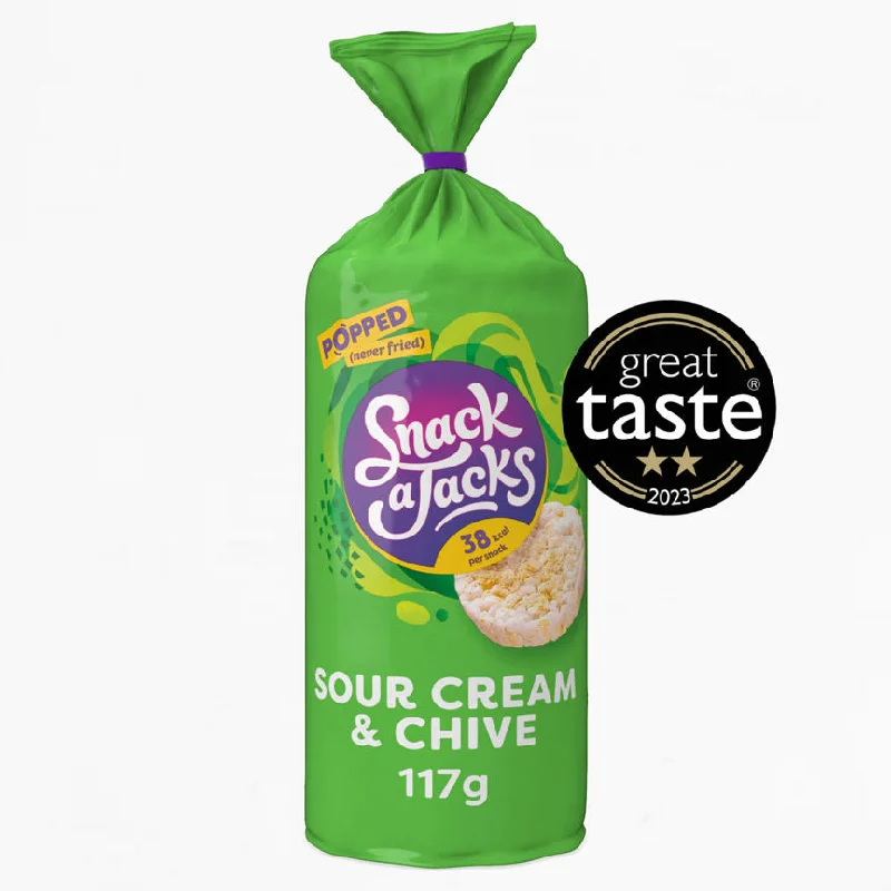 - Dog disposable foam shower gelSnack A Jack Sour Cream & Chive Sharing Rice Cakes