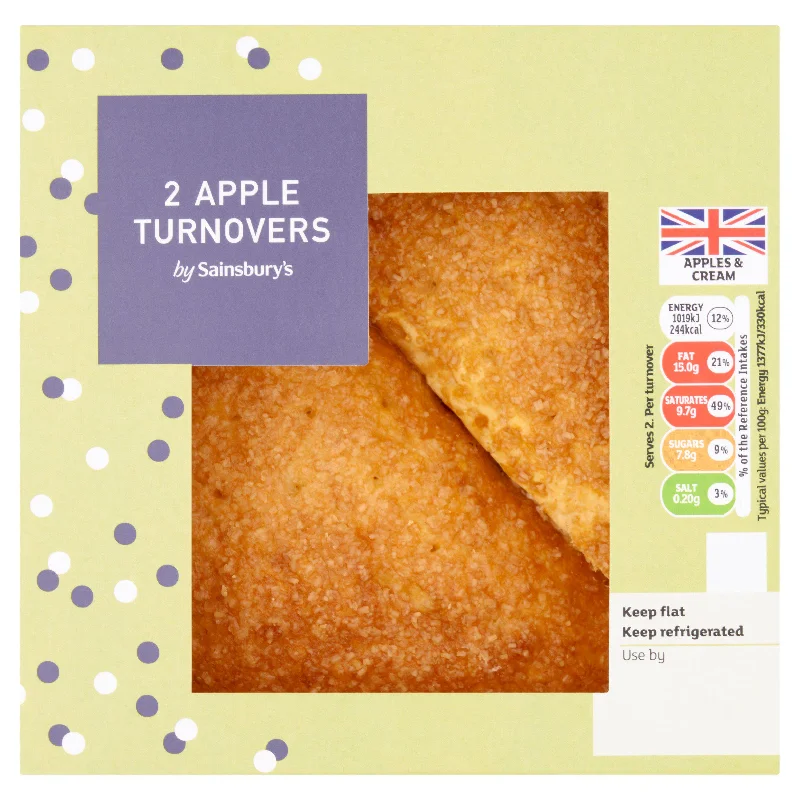 - Pet tear stain cleaning wipesSainsbury's Apple Turnovers 2x77g