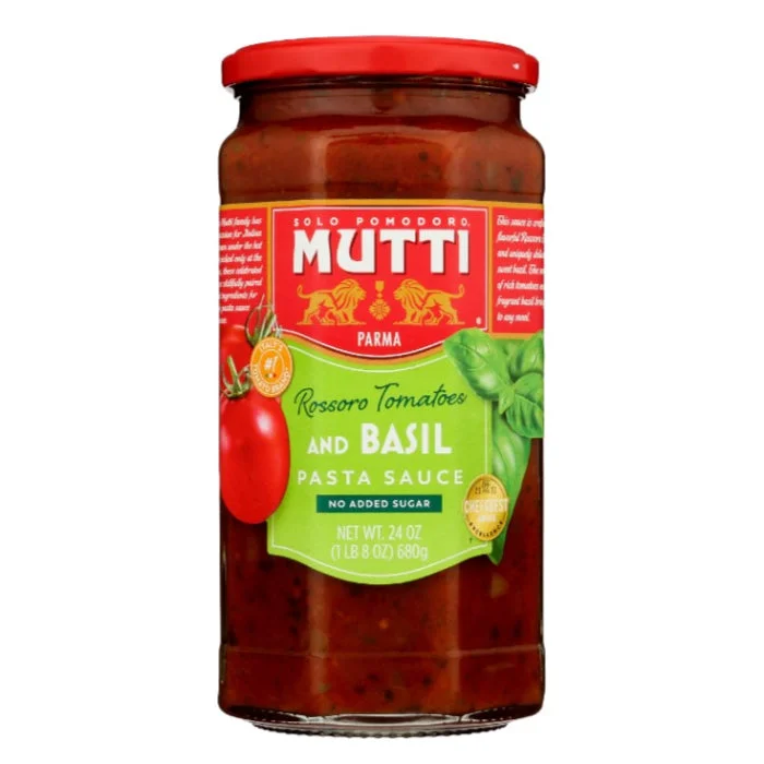 ---Mutti Sauce Pasta Tom & Basil 24 Oz - Pack of 6