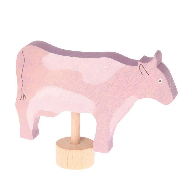 - Remote interactive pet feederGrimm's birthday ring deco cow with flecks