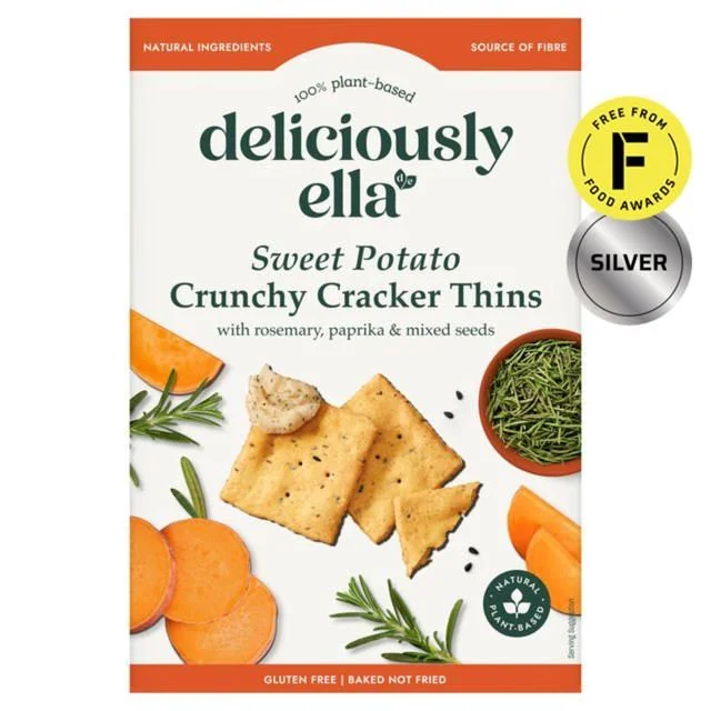 - Pet stroller can be taken on the planeDeliciously Ella Sweet Potato Cracker Thins   100g