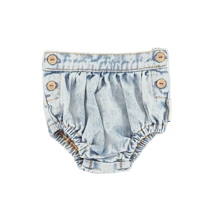 - Winter warm clothes for short-haired dogsPiupiuchick Washed Blue Denim Baby Shorties