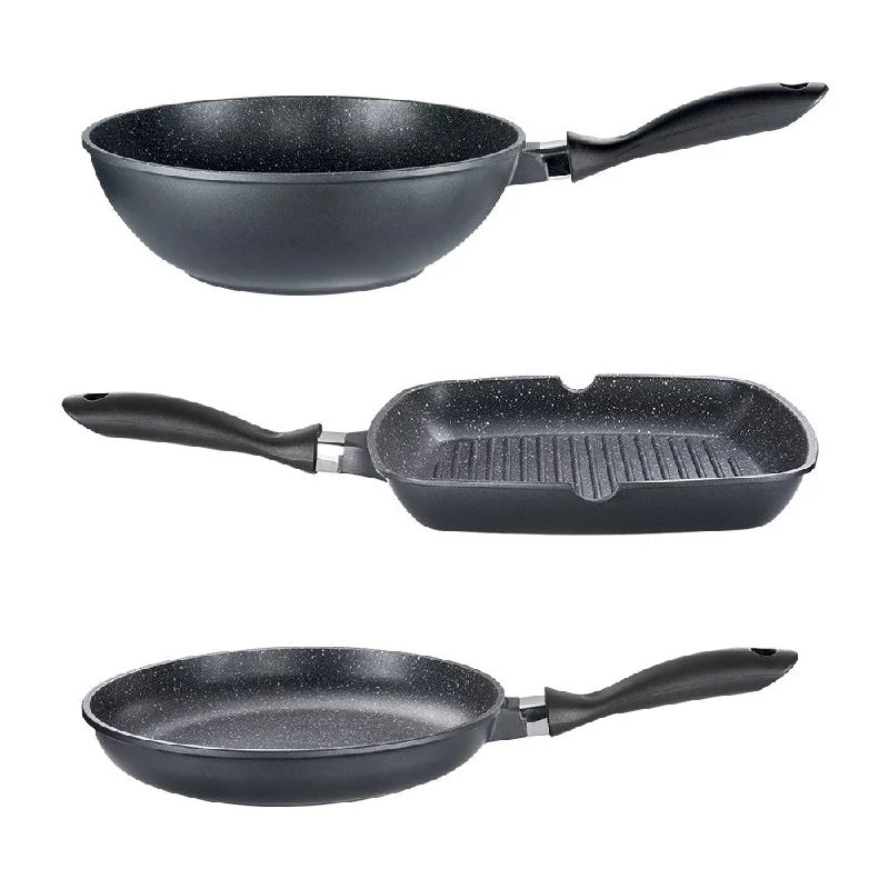 - Summer pet ice matBaccarat STONE Non Stick Grill, Wok & Frypan Tri Pack 28cm