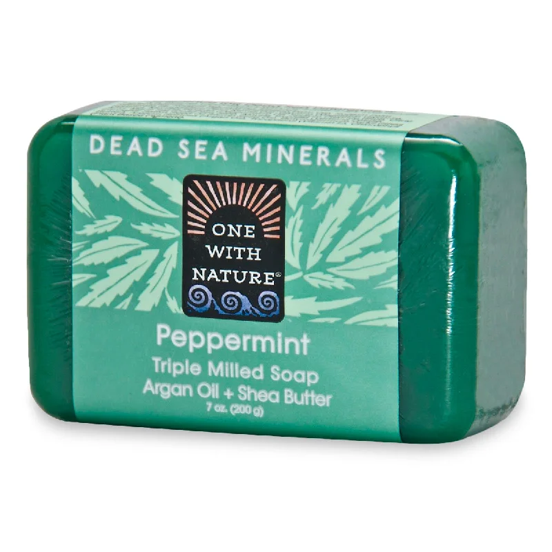 - Air box TSA certified check-inOne With Nature Dead Sea Mineral Soap - Peppermint (7 oz) #10077146