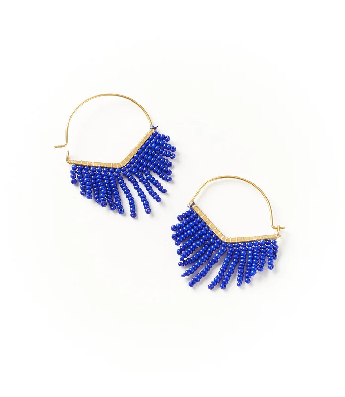 - Foldable and portable cat bagKalapriya Earrings - Navy Chevron