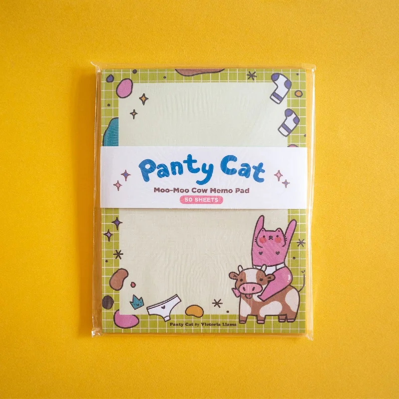 Pet ProductsMoo Moo Cow Panty Cat Notepad