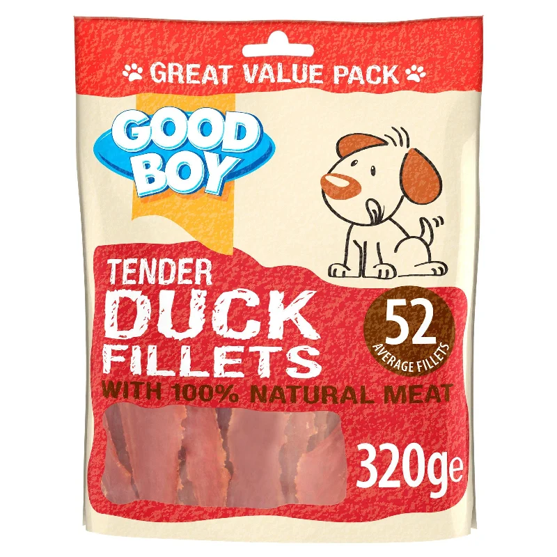 ---Good Boy Pawsley & Co Tender Duck Fillets Dog Treats 320g