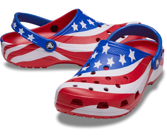 - Air box TSA certified check-inClassic American Flag Clog - Multi