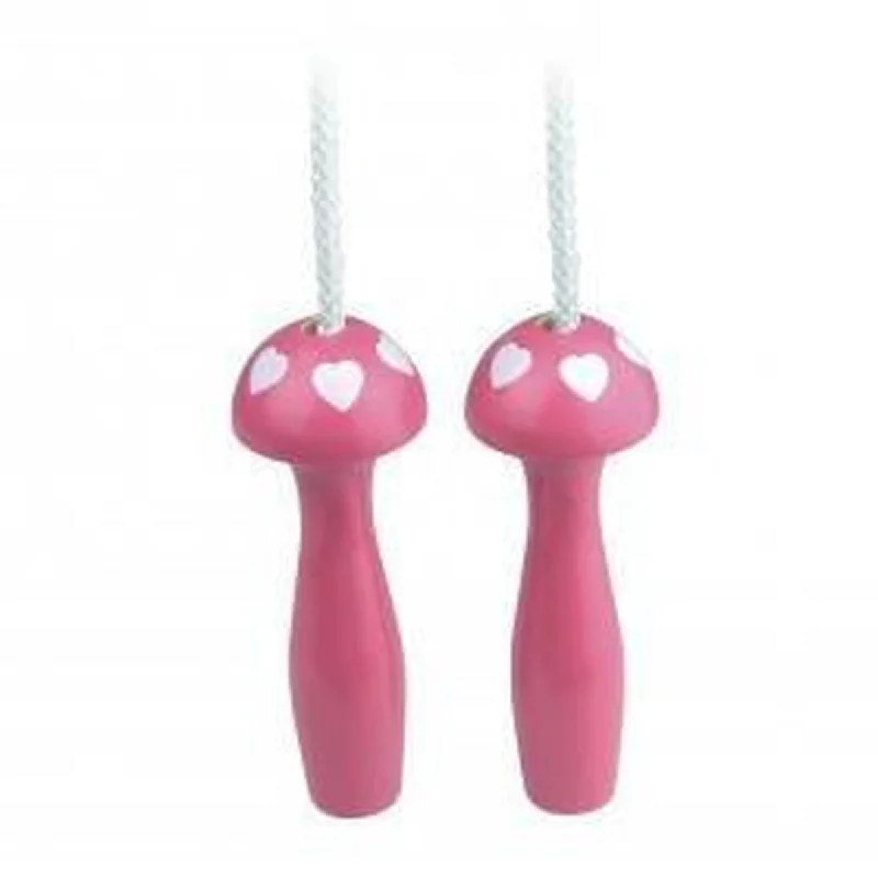 Pet ProductsVilac pink mushroom hearts skipping rope