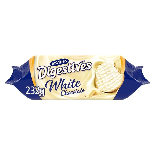 ---McVitie's White Chocolate Digestive Biscuits   232g