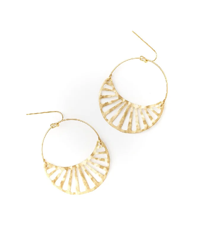 - Automatic temperature adjustment cat bedRajani Earrings - Crescent Hoop