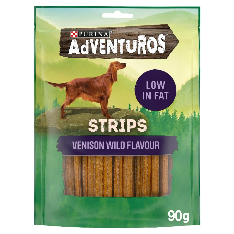 - Dog disposable foam shower gelPurina Adventuros Venison Strips 90g