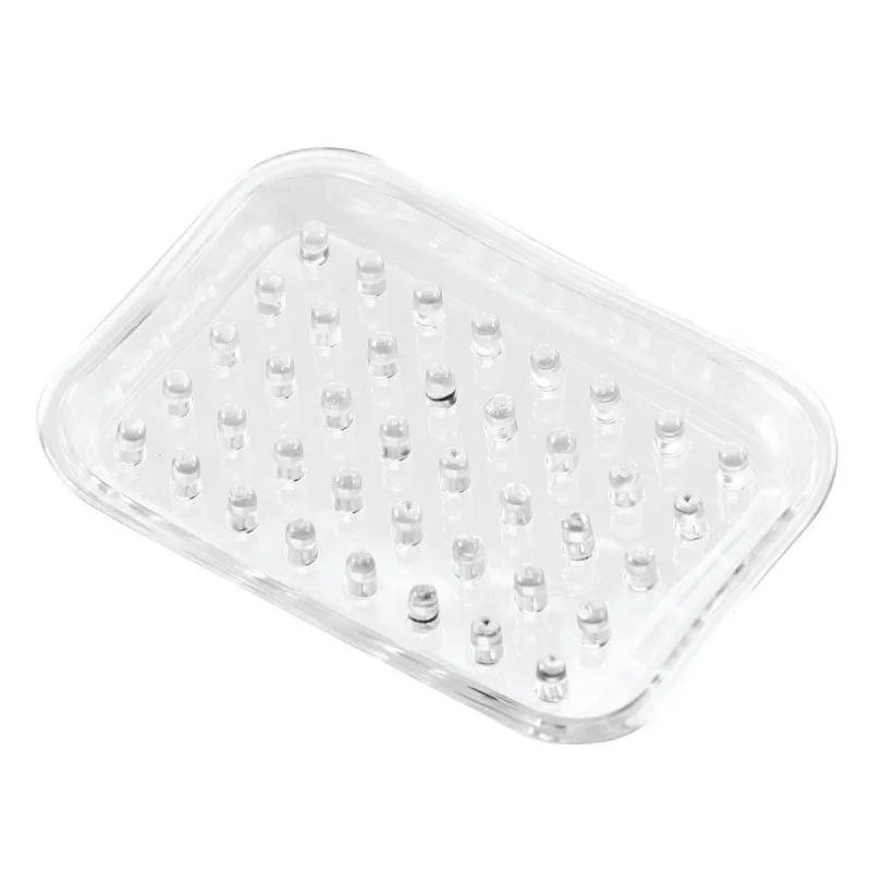  -Splash-proof food bowl AND Anti-choking slow food bowlInterDesign Clear Soap Saver Dish #10082488