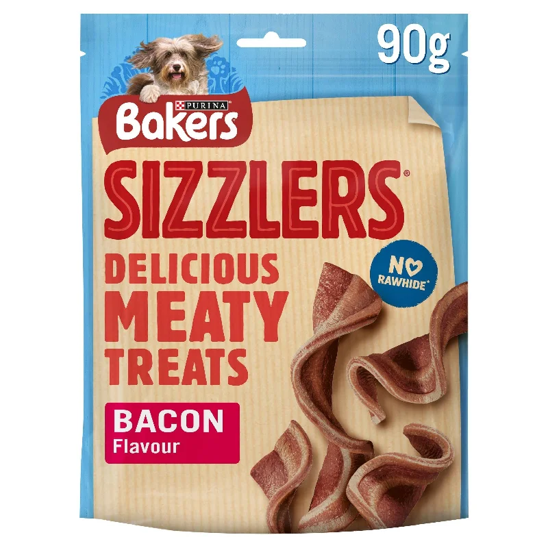 - Automatic induction pet water dispenserBakers Sizzlers Dog Treats Bacon 90g